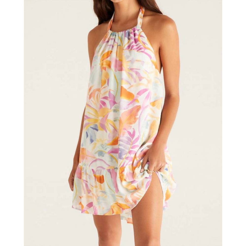 NEW Z SUPPLY rooftop cabo mini dress in multi